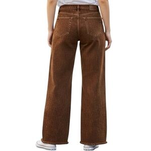 Judy Blue Wide Leg Jeans Women’s Sz 30 Pumpkin Spice Garment Dyed Retro